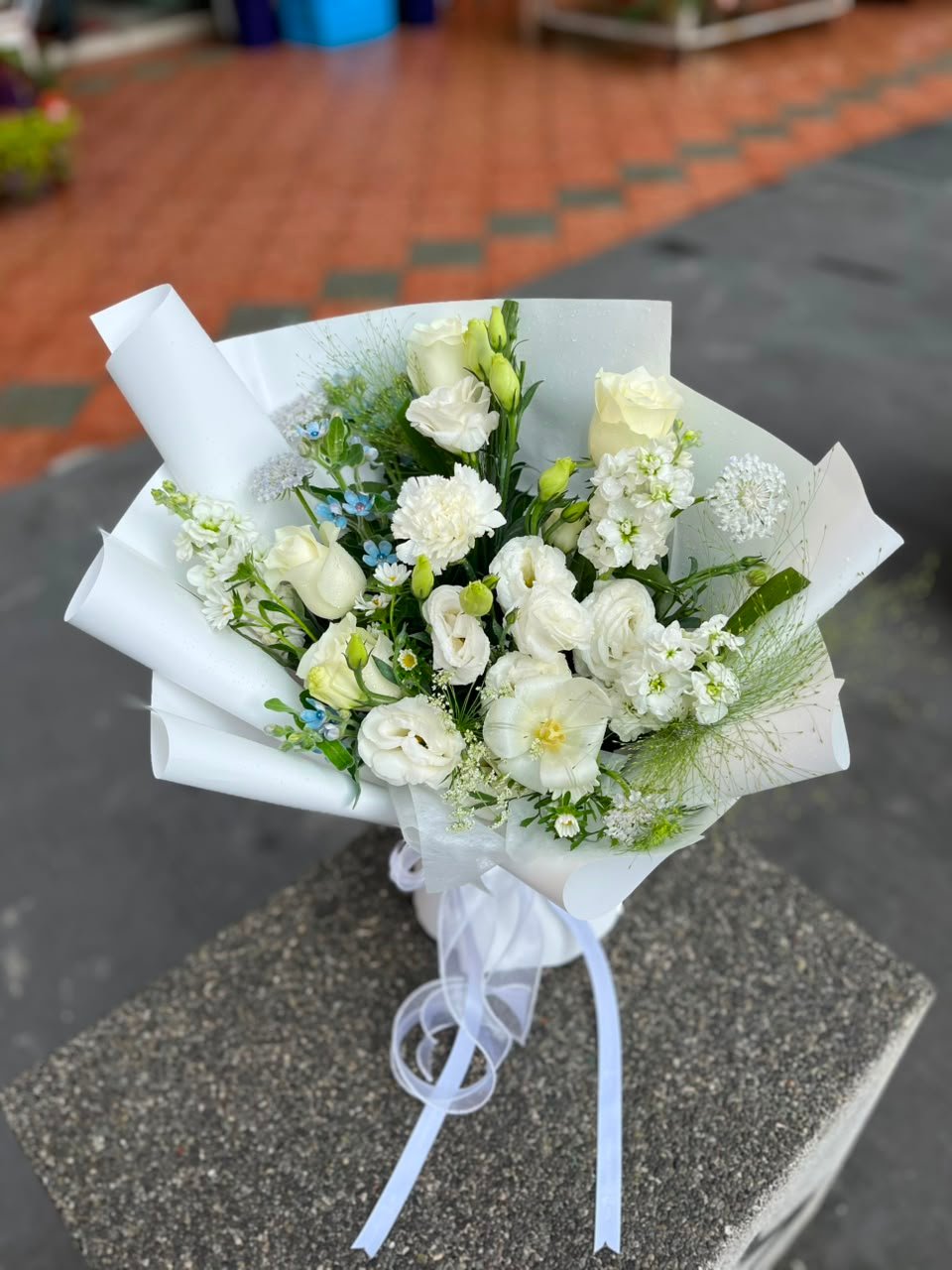 Serenity in Bloom Flower Bouquet - Image 2