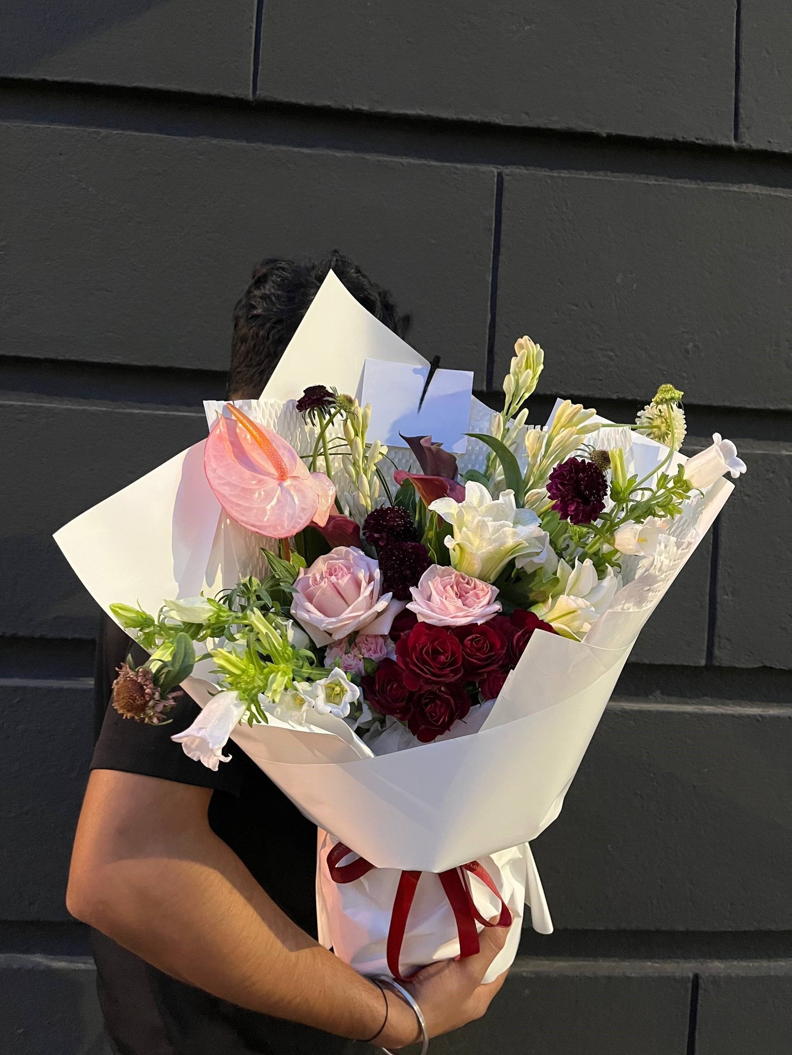 Whispers of Dusk and Dawn Flower Bouquet - Image 2