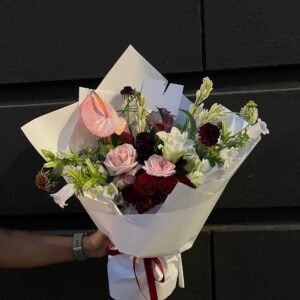 Whispers of Dusk and Dawn Flower Bouquet